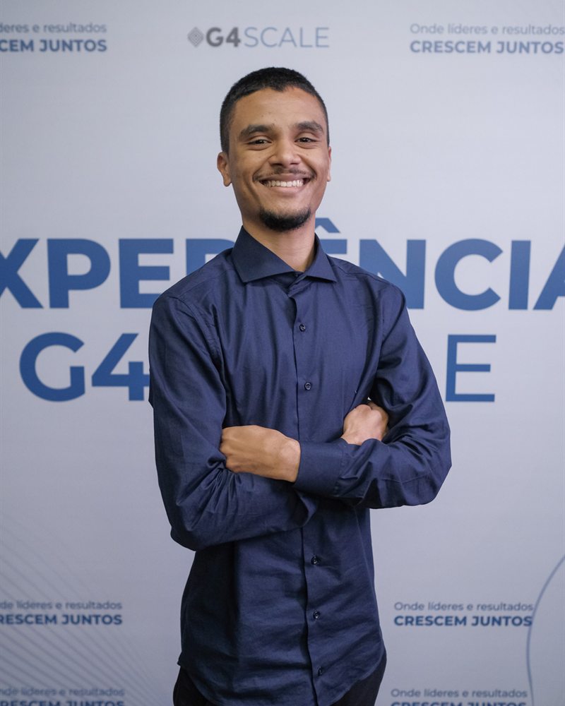 Renato Domiciano em evento do G4